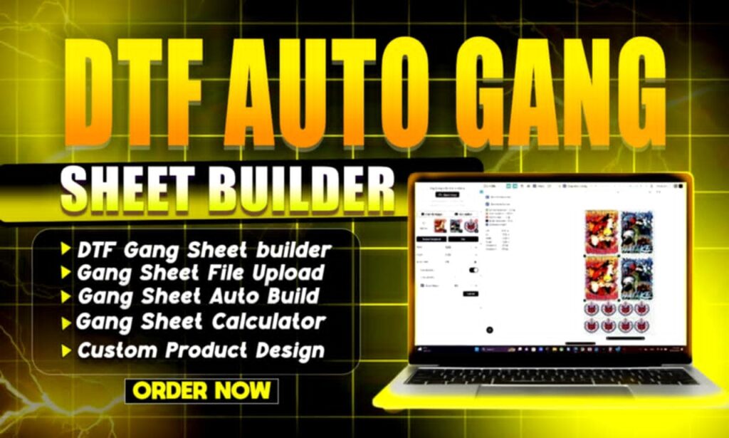 DTF Auto Gang Sheet Builder