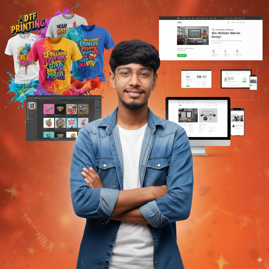 Shopify Gang sheet website design by DTF