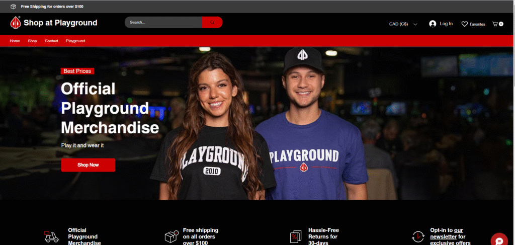 Official Playground Merchandise