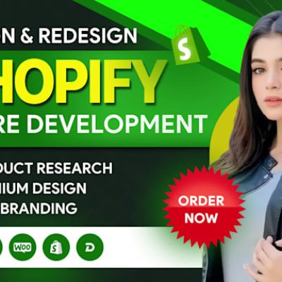 Shopify Store Setup & Custom Design – High Converting Online Store